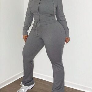 Women's Gray Jumpsuit
